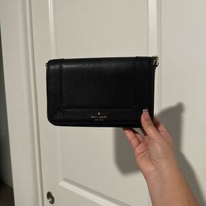 Kate Spade Black Leather Crossbody